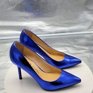 Katy Perry The Sissy Metallic Canvas Pumps - Surfer Blue 7M